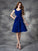 Gwendolyn A-line/Princess Straps Homecoming Dresses Ruffles Sleeveless Short Chiffon Dresses